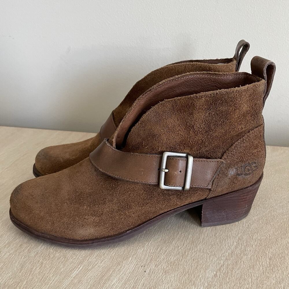 UGG Wright Belted Ankle Boots
